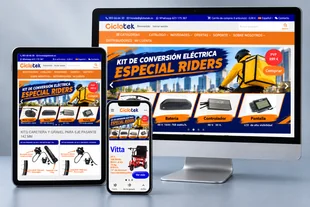 Tienda online de CicloTEK en ordenador, tablet y móvil